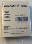 Frosted Micro Slides X " Thickness 1.2MM 72-PACK Vwr 48312-013 Precleaned. Fixed Price $10.95.