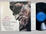 Jan Dismas Zelenka Lamentationes Jeremia Prophetae Japan Vinyl Lp OS-7059-S. Fixed Price $13.45.