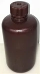Lot Of Amber Glassware And Plasticware - Bottles Jars. Fixed Price $406.47.