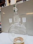 Chemglass 3000ML Heavy Wall Flask Round Bottom Neck 45/50 24/40 CG-1530-11. Fixed Price $199.00.