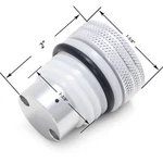 Billet Aluminum Cafe Racer Top Pop Up Gas Cap Villain Tank Chopper West. Fixed Price $26.89.