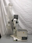 Buchi R-205 Evaporator System W/ B-490 Bath, Vacuum Pump, & Glassware. Fixed Price $1600.00.