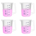 4PCS Plastic Beakers With HANDLE,VOL.500ML(16.9OZ) Measuring Cup Blue Sc.... Fixed Price $38.80.