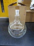 Kimble Bomex Glass 3000ML Flat Bottom Boiling Flask 8002 W/ Bz 24/40 Joint. Fixed Price $59.99.