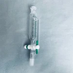 Chemglass Addition Funnel 25 Ml Graduated 14/20 Joint With Ptfe Stopcock. Fixed Price $117.30.