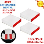 300SHEET Dental Mixing Pads Paper/poly Coated 2SIDE Disposable S/m/l Easyinsmile. Fixed Price $22.74.