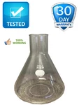 Corning Pyrex 4420 2800 Ml Fernbach-style Culture Flask Heavy Beaded Rim Tested. Fixed Price $65.00.