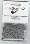 1000+ Count- 1/4" (0.250") Type 304 Stainless Steel (100 Mesh/fine) Pipe Screens. Fixed Price $25.88.