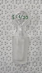 Chemglass CG-3000-14, Stopper 14/20 Pennyhead Hollow. Fixed Price $18.00.