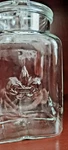 Hudson Bay Glass Jar With Crossed Lid. Fixed Price $85.00.