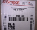 Simport Plastic 16MM Flexible Vacucap Closures Polyethylene Natural Caps 6000/CS. Fixed Price $54.94.