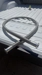 93.75" Stainless Braided Brewing Hose 7/8" 1.5" Tri-clamp Sanitary Food Grade. Fixed Price $65.00.