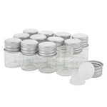 Cadbibe Glass Vials With Screw Caps And Plastic Stoppers, 5ML, Clear. Fixed Price $15.25.