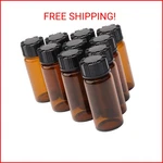 Jiuwu Pack Glass With Screw Caps Amber Small VIALS,10 Ml Vials,gl. Fixed Price $12.13.