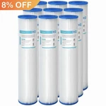 9PCS 20"X4.5" Washable Pleated Sediment Water Filter 5/20/50 Micron For Big Blue. Fixed Price $45.48.