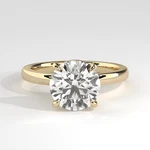 2.75 Ctw Round Lab Grown Diamond Solitaire Engagement Ring Igi Certified. Fixed Price $2095.00.