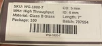 Wilmad 5MM Nmr Tubes 100PCS/BOX WG-1000-7. Fixed Price $249.99.