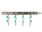 Chemglass Right Handed Port Vacuum Manifold With 4MM Ptfe Stopcocks CG-4430-01. Fixed Price $230.99.