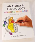 Anatomy & Physiology Coloring Workbook Complete Study Guide Ninth Edition Vg. Fixed Price $16.95.