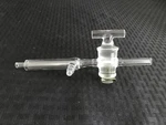 Pyrex Glass 3-WAY 4MM T-bore Stopcock Plug Jacket Arm 8 4-1/2 7420. Fixed Price $48.99.