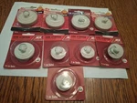 Lot Of 9 Ace 1"-1.75" Rubber Sink Stopper Tub Basin Solid Drain Plug W/ Ring. Fixed Price $16.99.