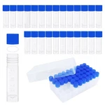 2ML Small Plastic Vials W/leak Proof Caps Cryogenic Sample Se.... Fixed Price $24.20.