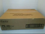 Centor PE-4A 4OZ. Amber Plastic Ovals W/clic-loc Caps, 24-400MM Case Qty 90, Nib. Fixed Price $46.95.