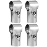 Bonsicoky Pack End Rail T Clamps 1-1/4 Inch 2 Way, Silver. Fixed Price $21.99.