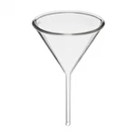 75MM Id, Glass Funnel, Short Stem, Karter Scientific 213V8 (single). Fixed Price $6.39.