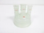 Ace 6486-20 Reaction Flask Head 4" Conical Flange Three Neck 29/42 Center. Fixed Price $67.19.