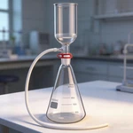 Lab Filtering Flask Glass Vacuum Suction 1000ML + Buchner Funnel 250ML. Fixed Price $41.99.