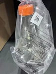 Corning Erlenmeyer With Vent Cap 2 Baffled Polycarbonate 6 Flasks. Fixed Price $169.40.