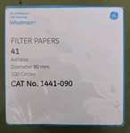 New Ge Whatman Ashless Filter Paper 100 Circles 90MM Cat No. 1441-090 Sealed. Fixed Price $29.99.