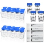 Threlaco 20 Pcs 5ML Sealed Sterile Empty Vials With Self Healing Injection Port. Fixed Price $21.40.