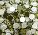 Screw Caps 12 38/400 Golden Metal To Fit Usa Half Growlers & One Gallon Jugs. Fixed Price $6.95.