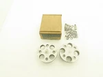 Renold Ajax 1S And Bushing Coupling Blank Set W/pins 4-3/8" Od. Fixed Price $189.99.
