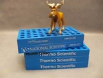Rack 5X10 Blue Thermo Scientific National Holds 50 Vials Lot Of. Fixed Price $100.19.