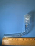 Pyrex Usa Borosilicate Glass 105 Deg Angle Distillation Adapter Drip Tube # 8840. Fixed Price $15.00.