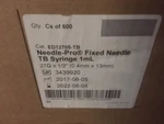 (case Of 600) Cardinal Health ED12705-TB Exp 06/22 (new). Fixed Price $129.99.