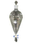 Pyrex Squibb Separatory Funnel Ptfe Stopcock And No. 38 Glass Stopper 6402-2L. Fixed Price $207.89.