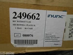 Thermo Scientific 249662 Nunc 96-WELL Polystyrene Conical Bottom Plate. Fixed Price $89.99.