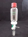 Chemglass 250ML Solid Phase Peptide Synthesis Vessel Medium Frit 24/40. Fixed Price $69.29.