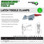 Stainless Steel Heavy-duty 360LB U-hook Flange Base Latch Clamp. Fixed Price $16.75.