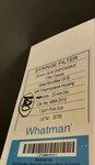 Whatman Gd/x Disposable Filter Device 1.0UM Pore ,25MM, Lot Of (120) 6884-2510. Fixed Price $54.66.