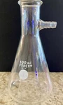 Corning Pyrex 500ML Filter Flask W Sidearm Tabulation #5340-500. Fixed Price $15.00.