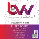 Bvv Ashless Filter Papers - 110MM Quantitative. Fixed Price $50.95.