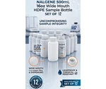 Nalgene 500ML 16OZ Wide Mouth Hdpe Lab Sample Bottle White Set Of 12. Fixed Price $45.00.