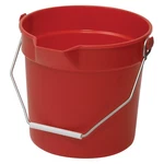 Utility Bucket 10 Quart Heavy Duty Plastic Pour Spout Red Winco Pail. Fixed Price $33.99.