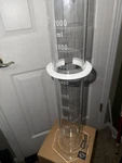 2000ML Granulated Glass Cylinder Produced By The Pyrex / Corning Company. Fixed Price $65.00.