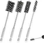 4 Pcs Stainless Steel Wire Brushes For Drill Bore Set. Fixed Price $12.19.